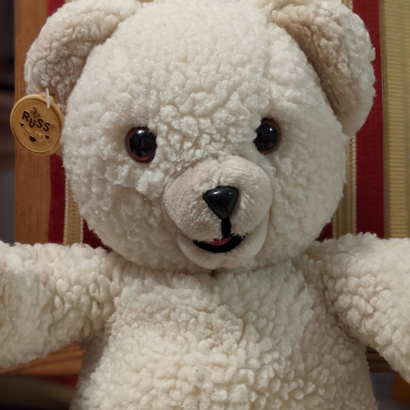 Vintage 1986 Russ Snuggle Bear 15" Plush - Picture 6 of 6